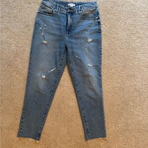 Good American Distressed Blue Women's Jeans